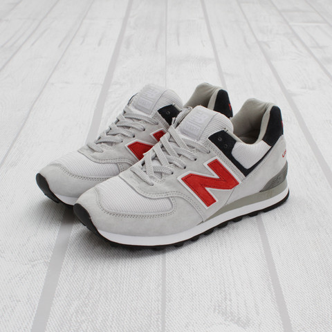 New Balance US574 'Grey/Red-Navy'