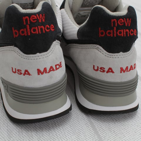 New Balance US574 'Grey/Red-Navy'