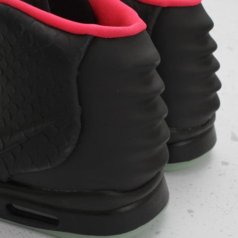 Nike Air Yeezy 2 NRG 'Black/Black-Solar Red' at Concepts