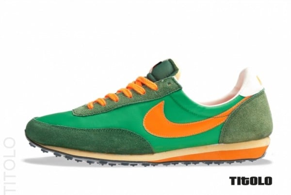 Nike Elite Vintage 'Court Green/Orange'