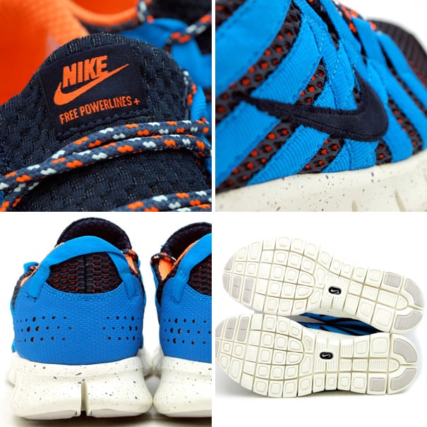 Nike Free Powerlines+ ‘Obsidian/Blue-Orange’