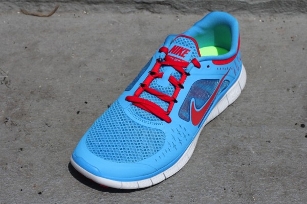 Nike Free Run+ 3 'Blue Glow/University Red'