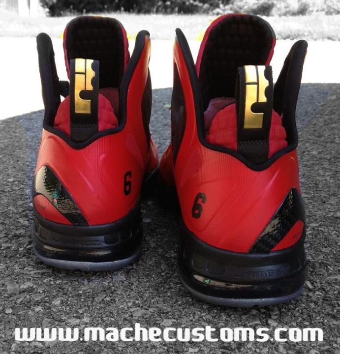 Nike LeBron 9 P.S. Elite 'Finals PE' Custom by Mache