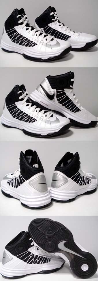 Nike Lunar Hyperdunk 2012 'Black/White-Silver'