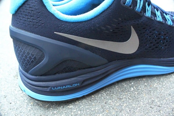 Nike LunarGlide+ 4 'Midnight Navy/Reflective Silver-Blue Glow' at Mr. R Sports