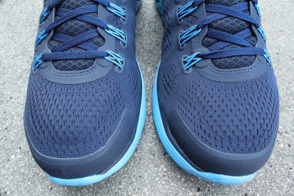 Nike LunarGlide+ 4 'Midnight Navy/Reflective Silver-Blue Glow' at Mr. R Sports