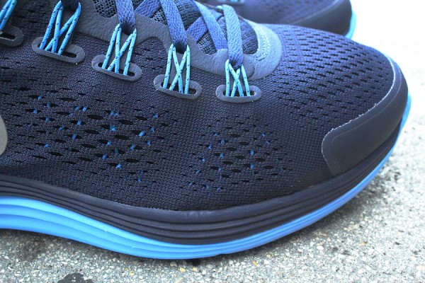 Nike LunarGlide+ 4 'Midnight Navy/Reflective Silver-Blue Glow' at Mr. R Sports