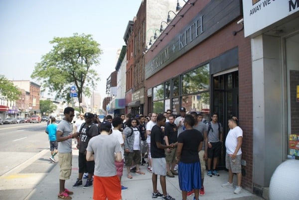 Ronnie Fieg x New Balance 999 'Steel Blue' Release Recap at Kith NYC