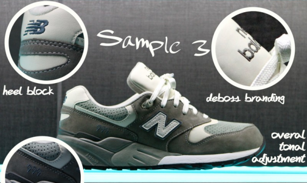 Ronnie Fieg x New Balance 999 'Steel Blue' Samples