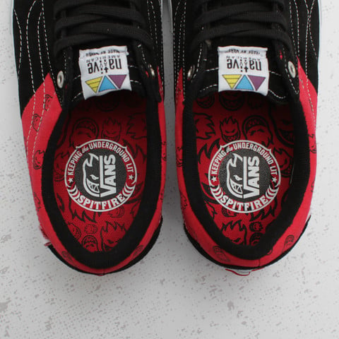 Spitfire x Vans AV Native American 'Black/Flame Red'