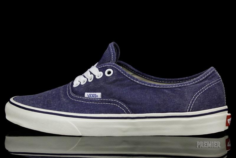 Vans Authentic Washed 'Medieval Blue' | SneakerFiles