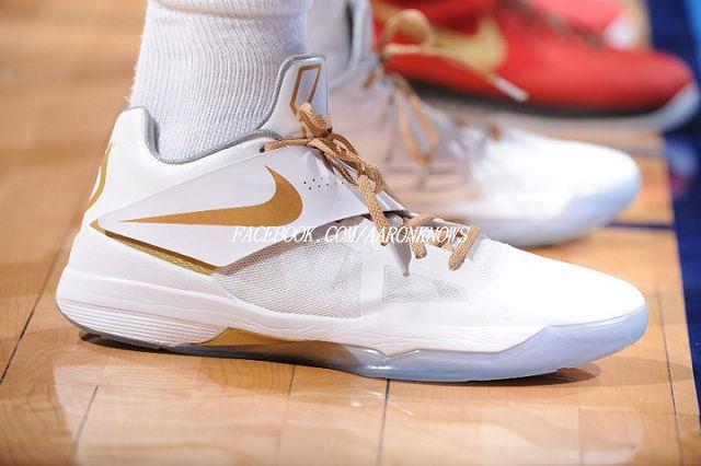 Nike Zoom KD 4 – Finals Home PE (White/Gold)