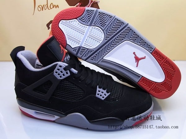 Air Jordan 4 'Black/Cement' 2012 Retro