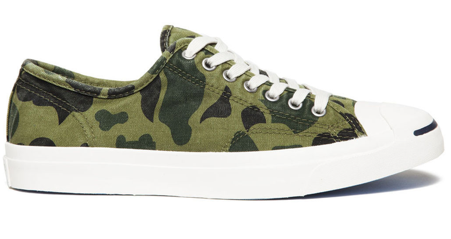 Converse Jack Purcell LLT OX Wash Camo ‘Olive Branch’