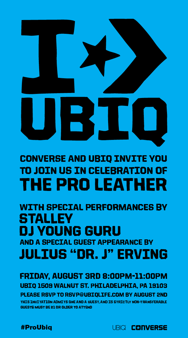 Converse Philadelphia Block Party and UBIQ Event