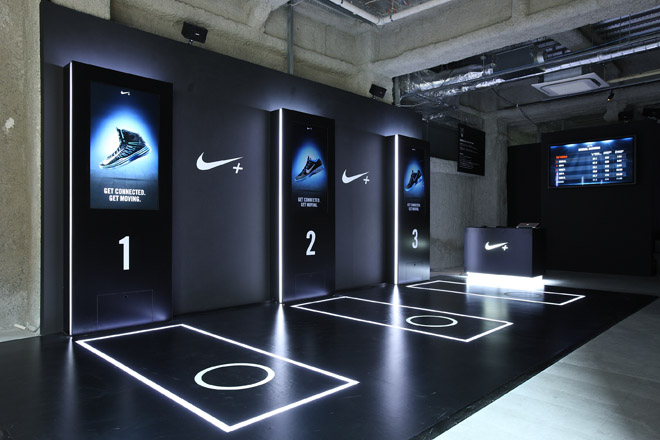 Nike+ Installation at Tokyo Ugokidase Station