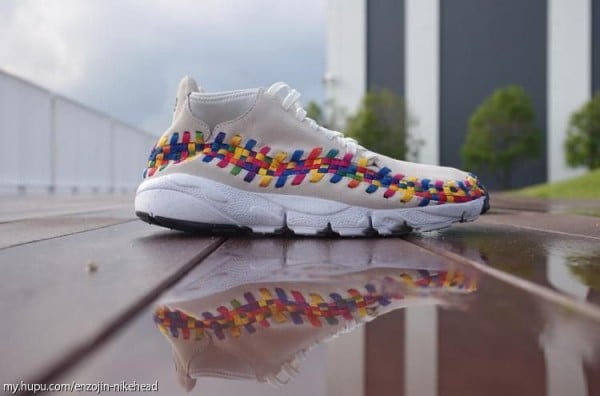 Nike Air Footscape Motion Woven Chukka Rainbow 'Beige' - New Images