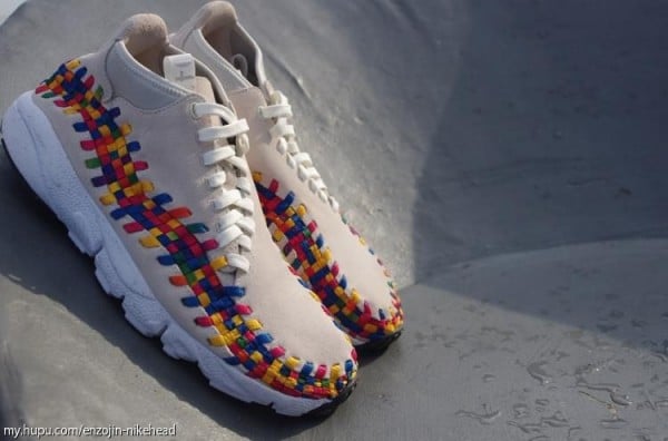 Nike Air Footscape Motion Woven Chukka Rainbow 'Beige' - New Images