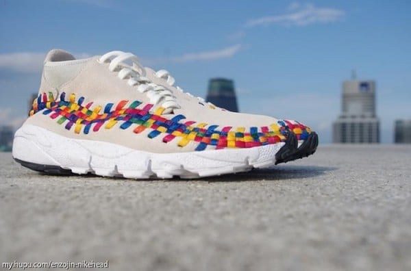 Nike Air Footscape Motion Woven Chukka Rainbow 'Beige' - New Images