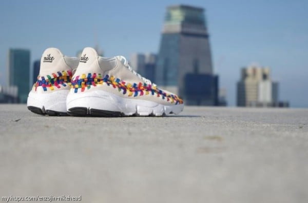 Nike Air Footscape Motion Woven Chukka Rainbow 'Beige' - New Images