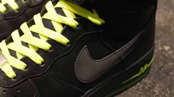 Nike Air Force 1 High 'Black/Black-Volt'