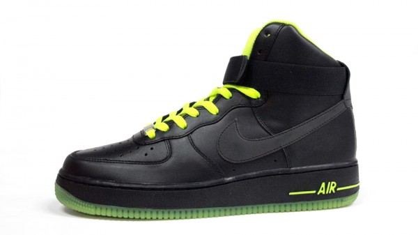 Nike Air Force 1 High ‘Black/Black-Volt’ - Another Look
