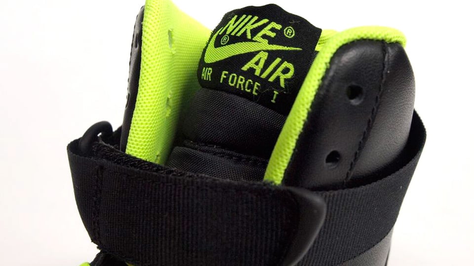 Nike Air Force 1 High ‘Black/Black-Volt’ - Another Look