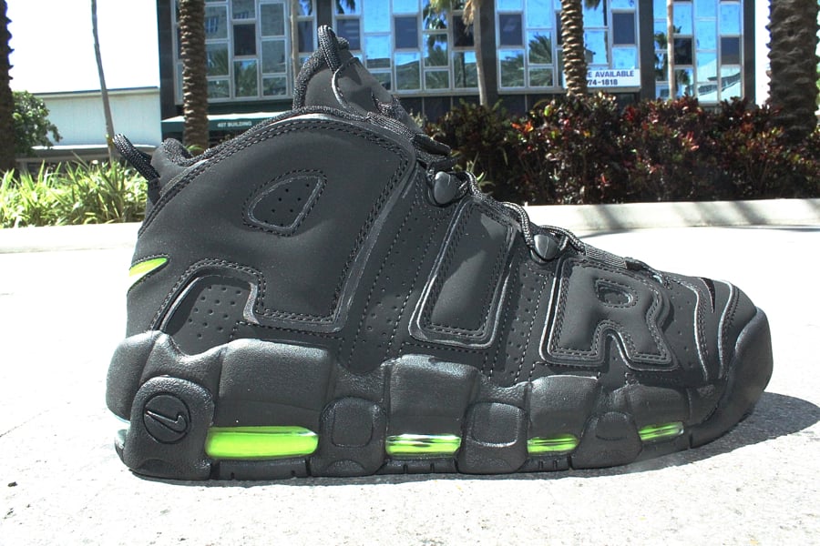 Nike Air More Uptempo ‘Black/Volt’ – Another Look