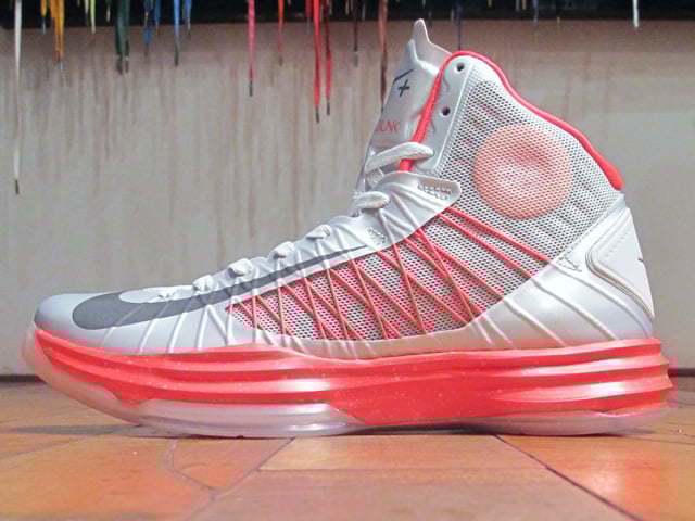 Nike Hyperdunk+ Sport Pack 'Platinum Grey/Bright Crimson'