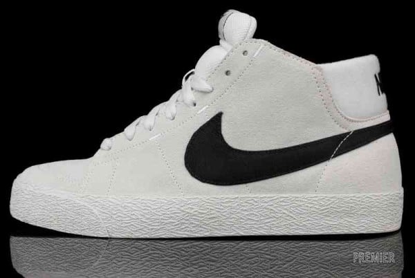 Nike SB Blazer Mid LR 'Swan/Black'