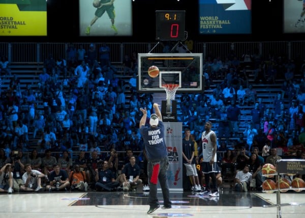 Nike and USA Basketball Host 'Hoops for Troops'