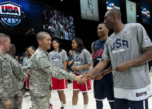 Nike and USA Basketball Host 'Hoops for Troops'