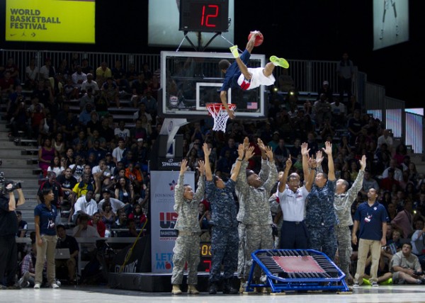 Nike and USA Basketball Host 'Hoops for Troops'