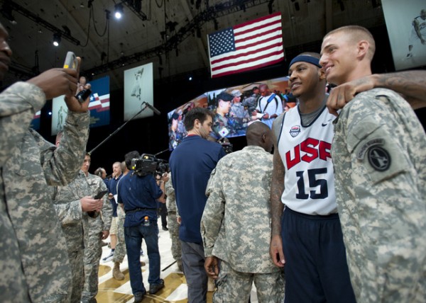 Nike and USA Basketball Host 'Hoops for Troops'