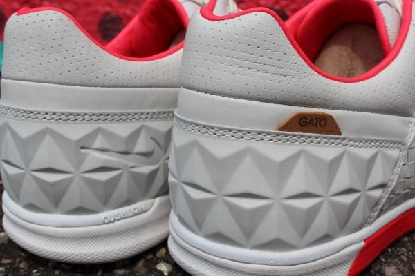 Nike5 Woven StreetGato QS ‘Summit White/Solar Red’ at Social Status
