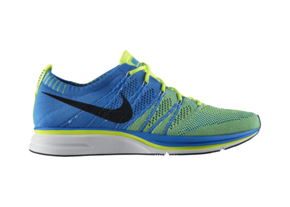 nike flyknit trainer blue