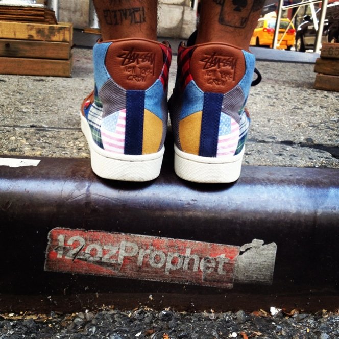 Stussy New York Crew x Converse Pro Leather 'Patchwork'