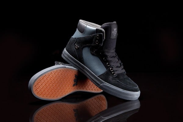 Supra Vaider 'Black Suede and Grey Leather'