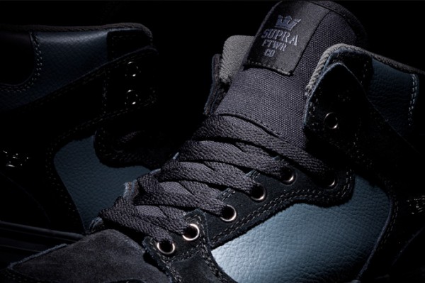 Supra Vaider 'Black Suede and Grey Leather'