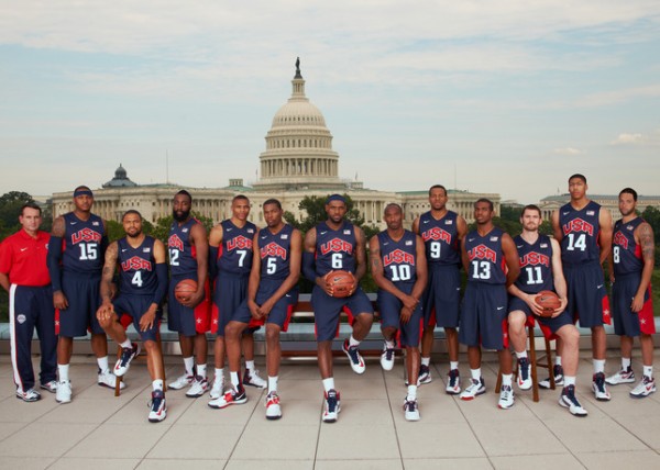 USA Men's and Women's Basketball Teams at the Nike World Basketball Festival