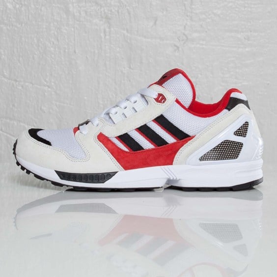 adidas Originals ZX 8000 'White/Black/Light Scarlett'