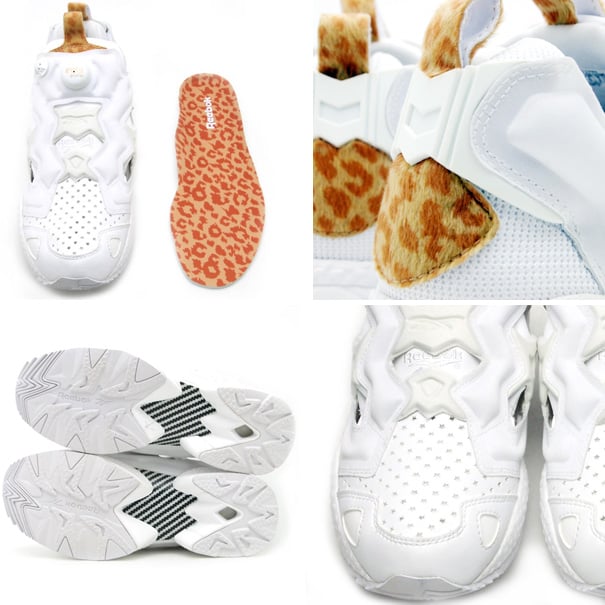 atmos x Reebok Pump Fury 'White Leopard'