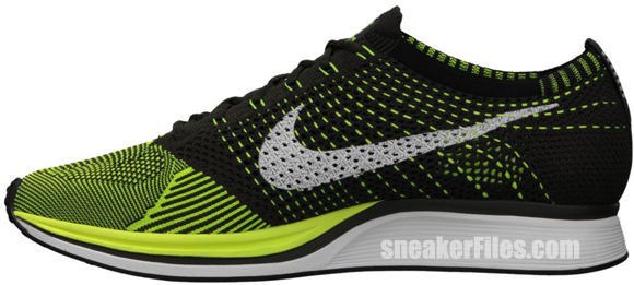 Nike FlyKnit Racer 'Volt/Black-Sequoia' | SneakerFiles