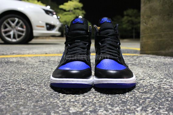 Air Jordan 1 ‘Black/Royal’ 2013 Retro Sample - Detailed Look