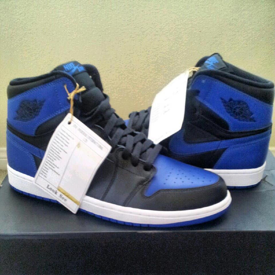 Air Jordan 1 ‘Black/Royal’ 2013 Retro Sample – New Image