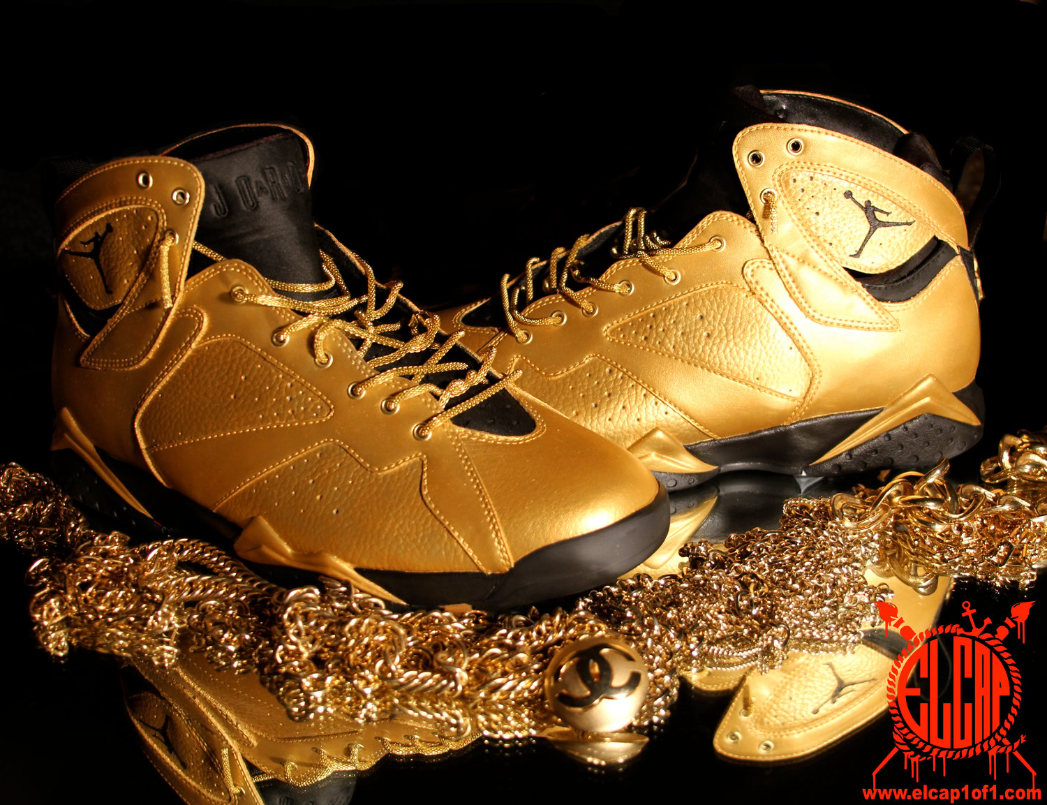 real gold jordans