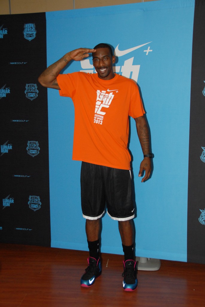 Amar'e Stoudemire in the Nike Air Max Hyperposite