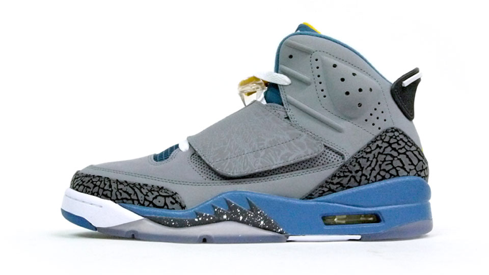 Jordan Son of Mars ‘Stealth/White-Shaded Blue-University Gold’ at mita