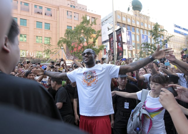 LeBron James Kicks Off 2012 Nike China Tour in Beijing