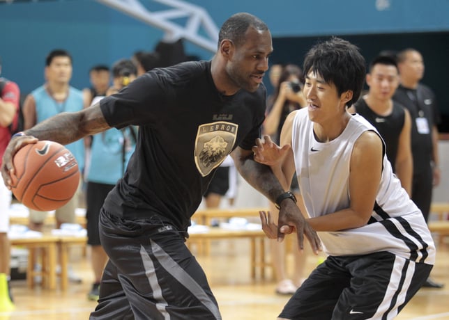 LeBron James Kicks Off 2012 Nike China Tour in Beijing